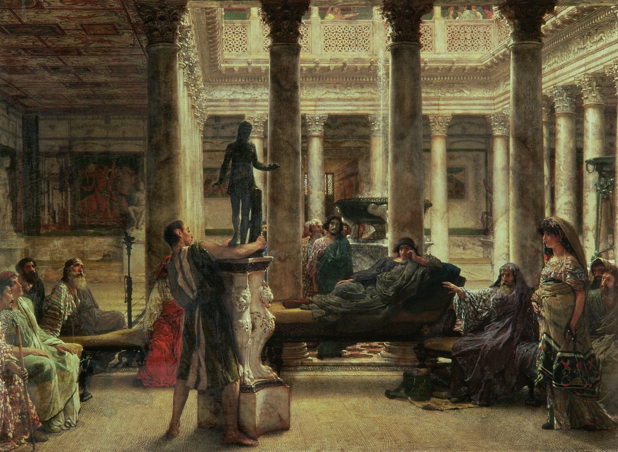 Romersk konstälskare, 1870 av Lawrence Alma Tadema