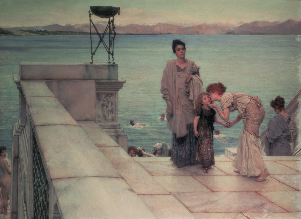 Kyssen, 1891 av Lawrence Alma Tadema