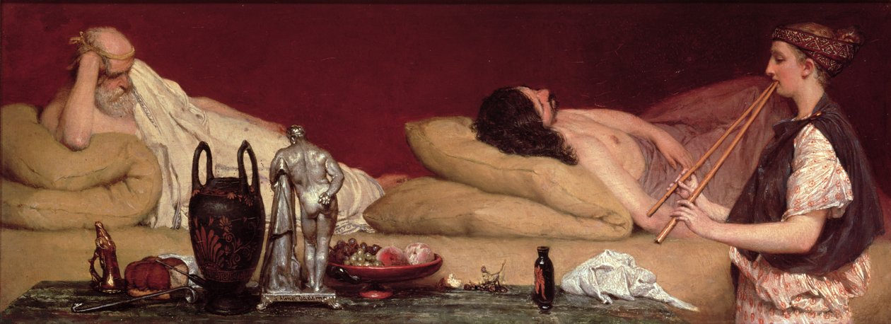 Siestan, 1868 av Lawrence Alma Tadema