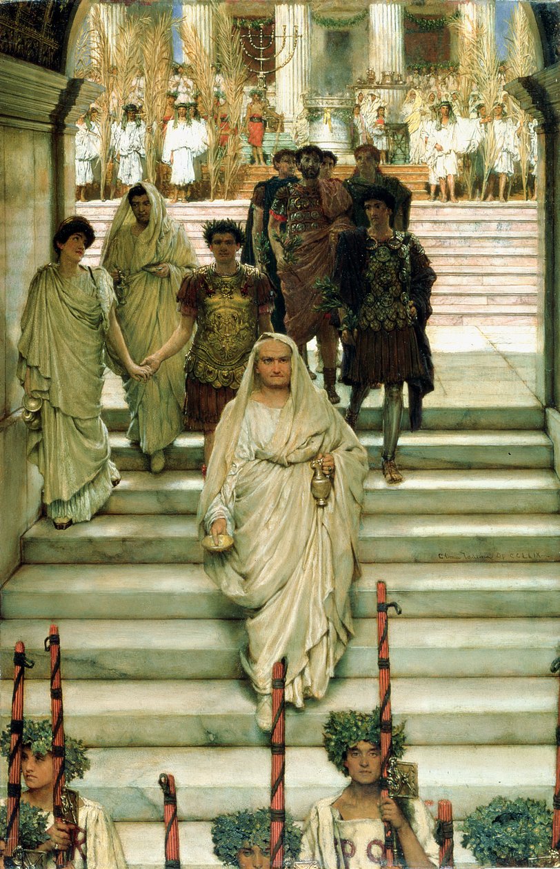 Titus triumf: Flavianerna, 1885 av Lawrence Alma Tadema