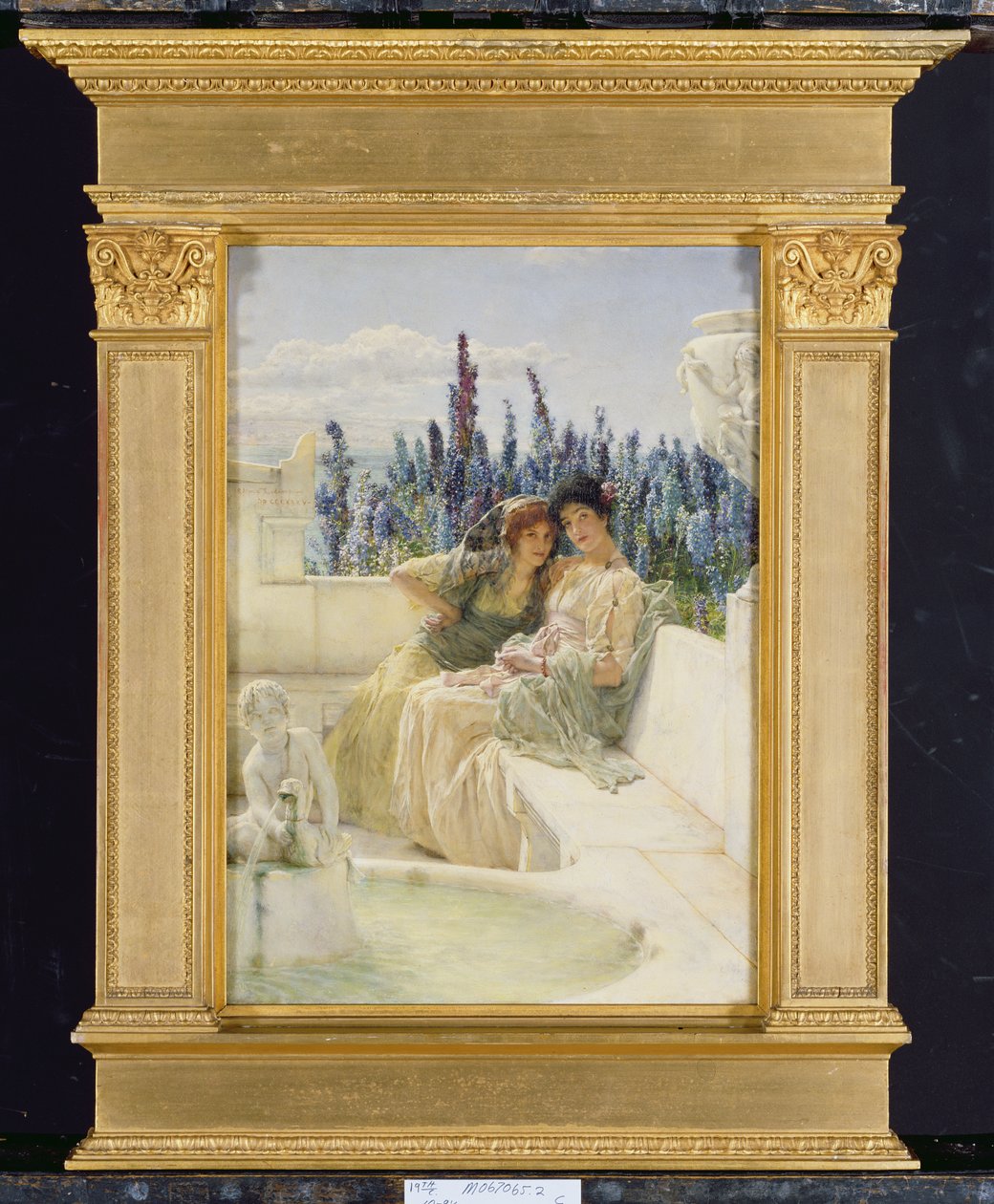Viskande middag, 1896 (se även 15061) av Lawrence Alma Tadema