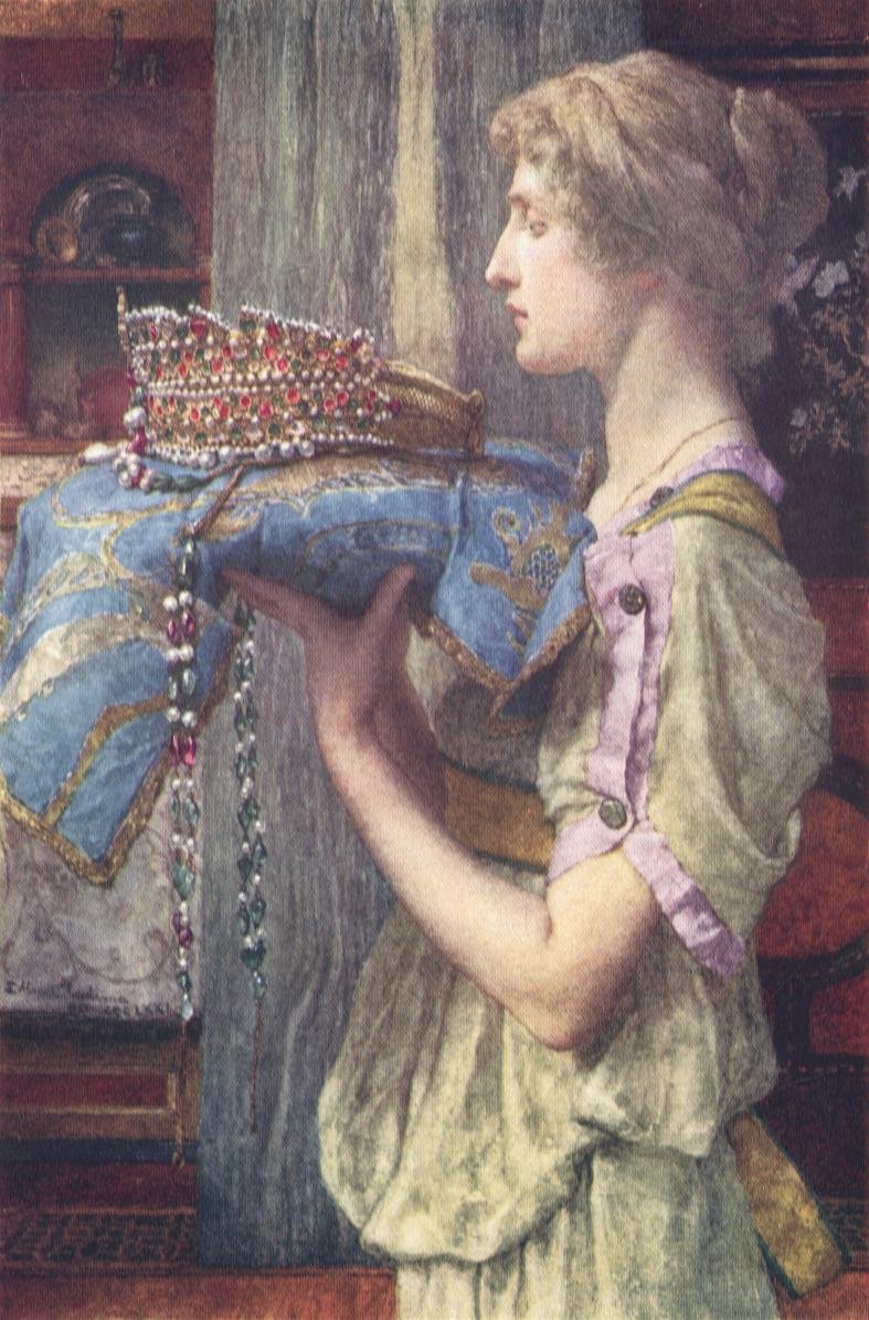  A CrownnFrancais : Une couronnen av Lawrence Alma Tadema