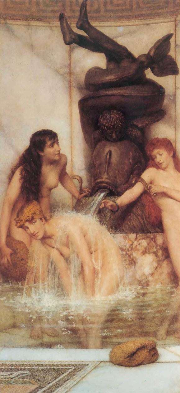  Strigils and Spongesn av Lawrence Alma Tadema