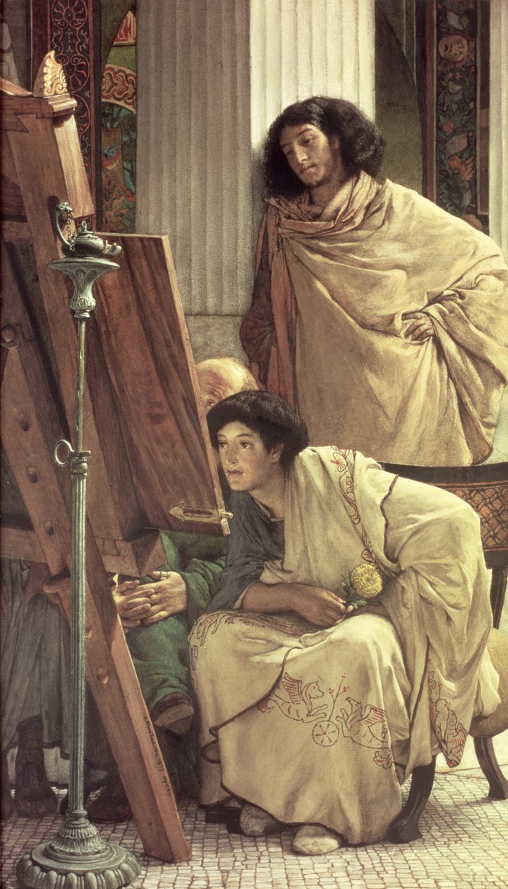 Ett besök i studion, 1873 av Lawrence Alma Tadema