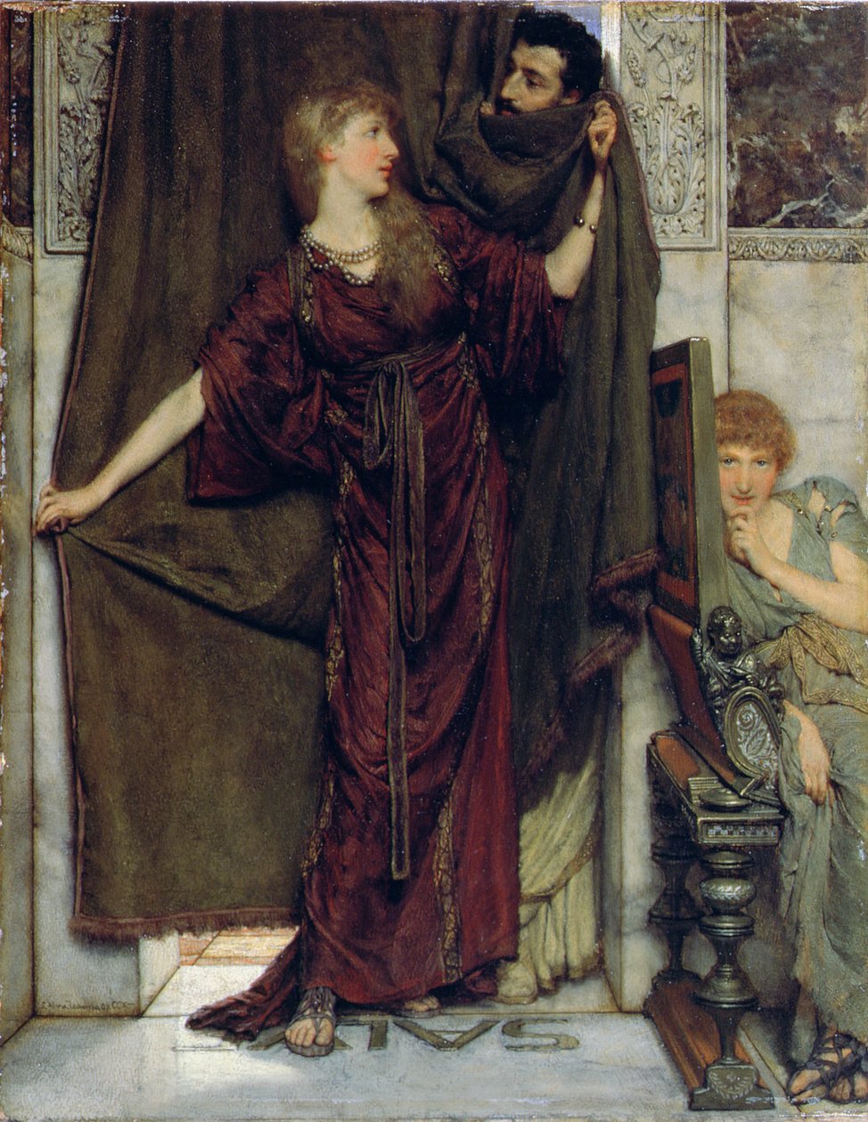 Min syster är inte med, 1879 av Lawrence Alma Tadema