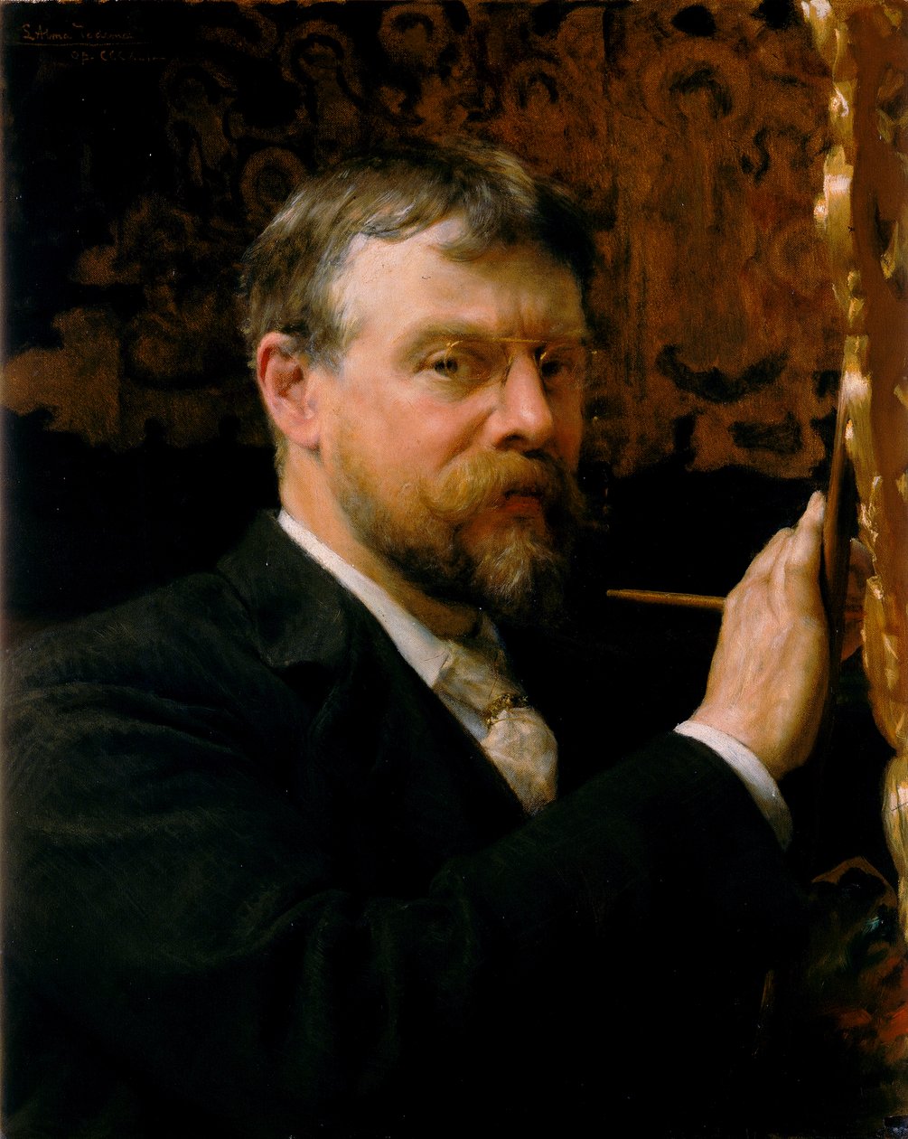 Självporträtt av Lawrence Alma-Tadema av Lawrence Alma Tadema
