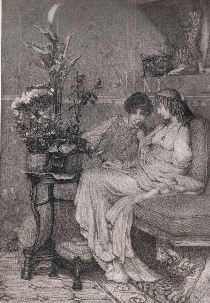 I förtroende, Bibbys Annual av Lawrence (after) Alma Tadema