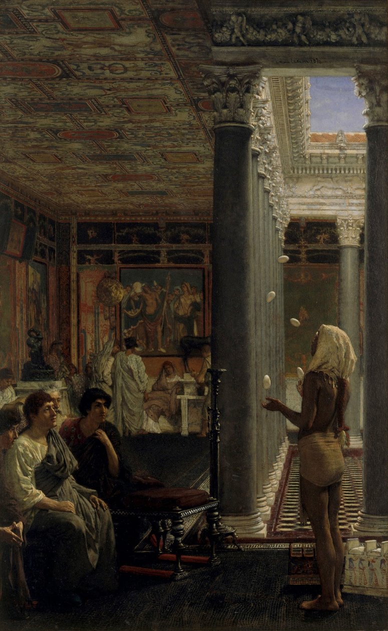 En jonglör av Lawrence Alma-Tadema