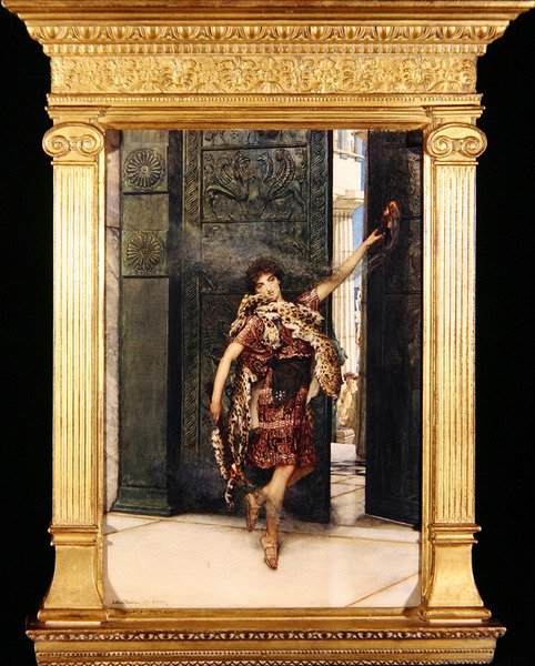 Dans före timjan (akvarell på papper) (se även 349100) av Lawrence Alma Tadema