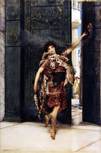 Dans före timjan (akvarell på papper) (se även 349101) av Lawrence Alma Tadema