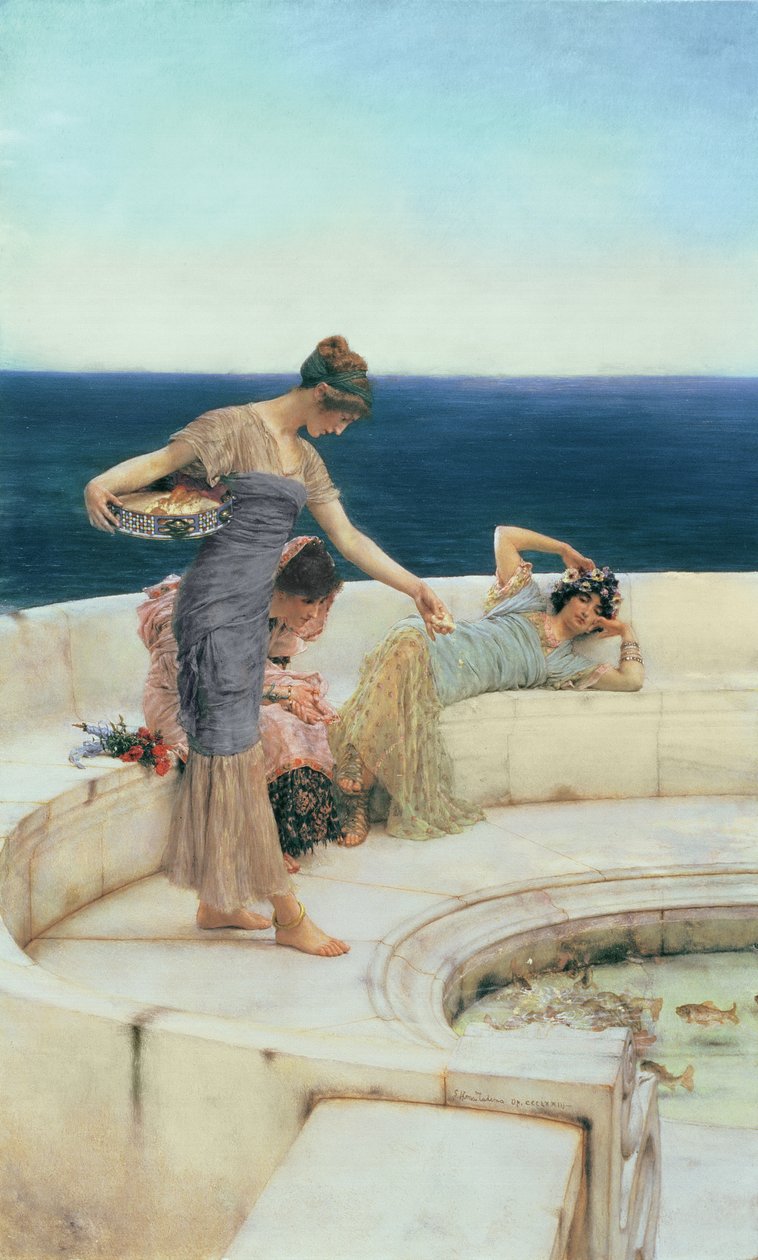 Silverfavoriter, ca 1903 (olja på panel) av Lawrence Alma Tadema
