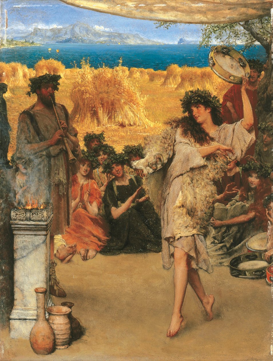 En skördefest, 1880 av Lawrence Alma Tadema