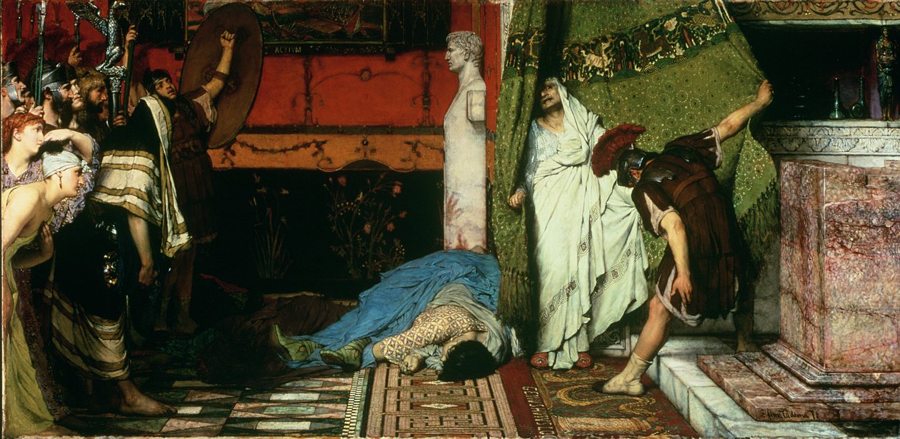 En romersk kejsare, 41 e.Kr. - Claudius av Lawrence Alma Tadema