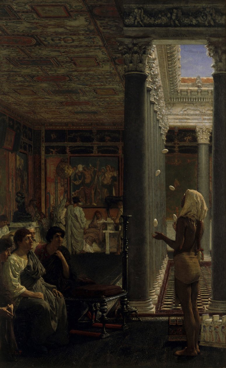 En jonglör, 1870 av Lawrence Alma Tadema