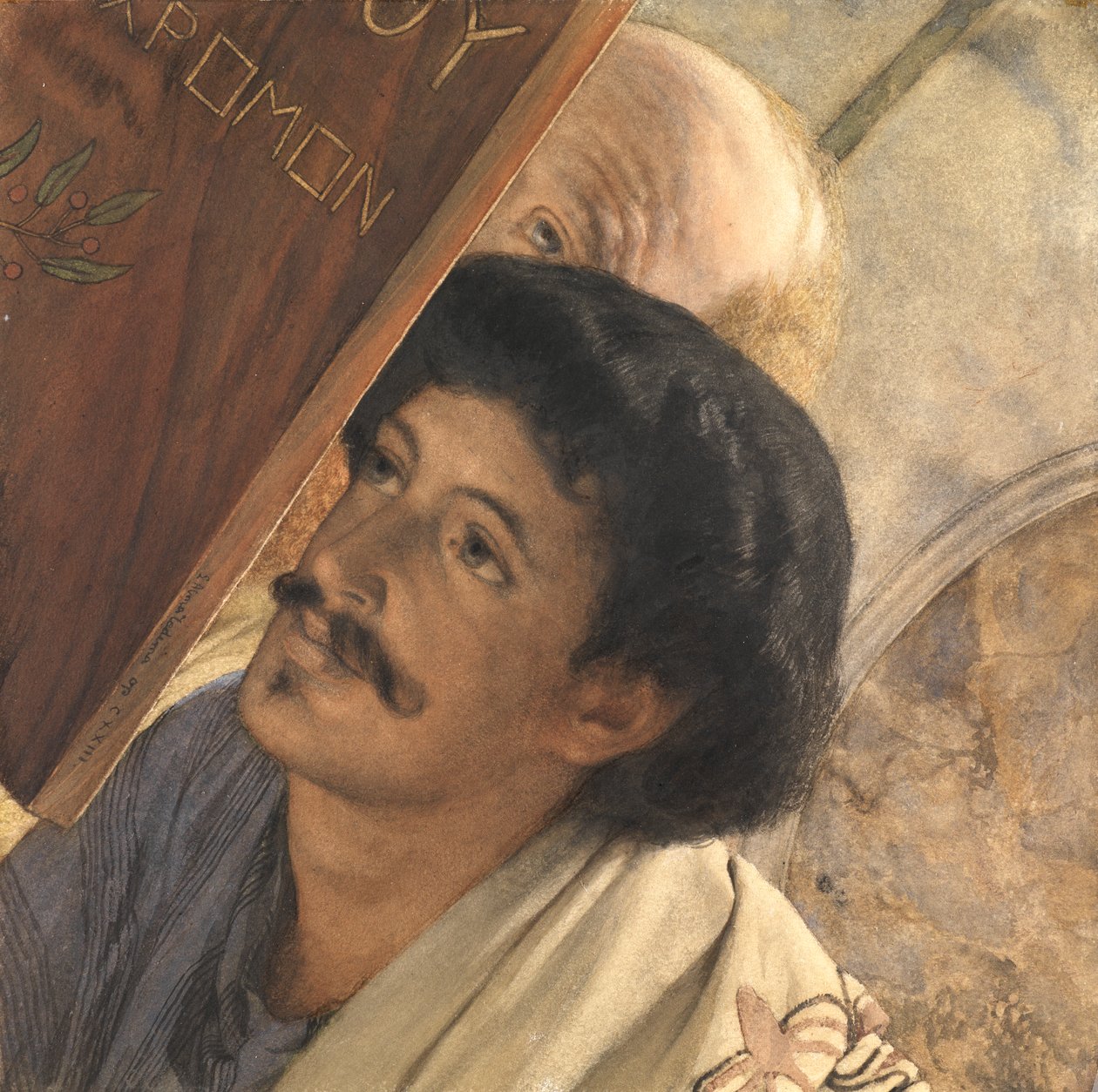 Charles Deschamps, med Henry Wallace ser på, 1874 av Lawrence Alma Tadema