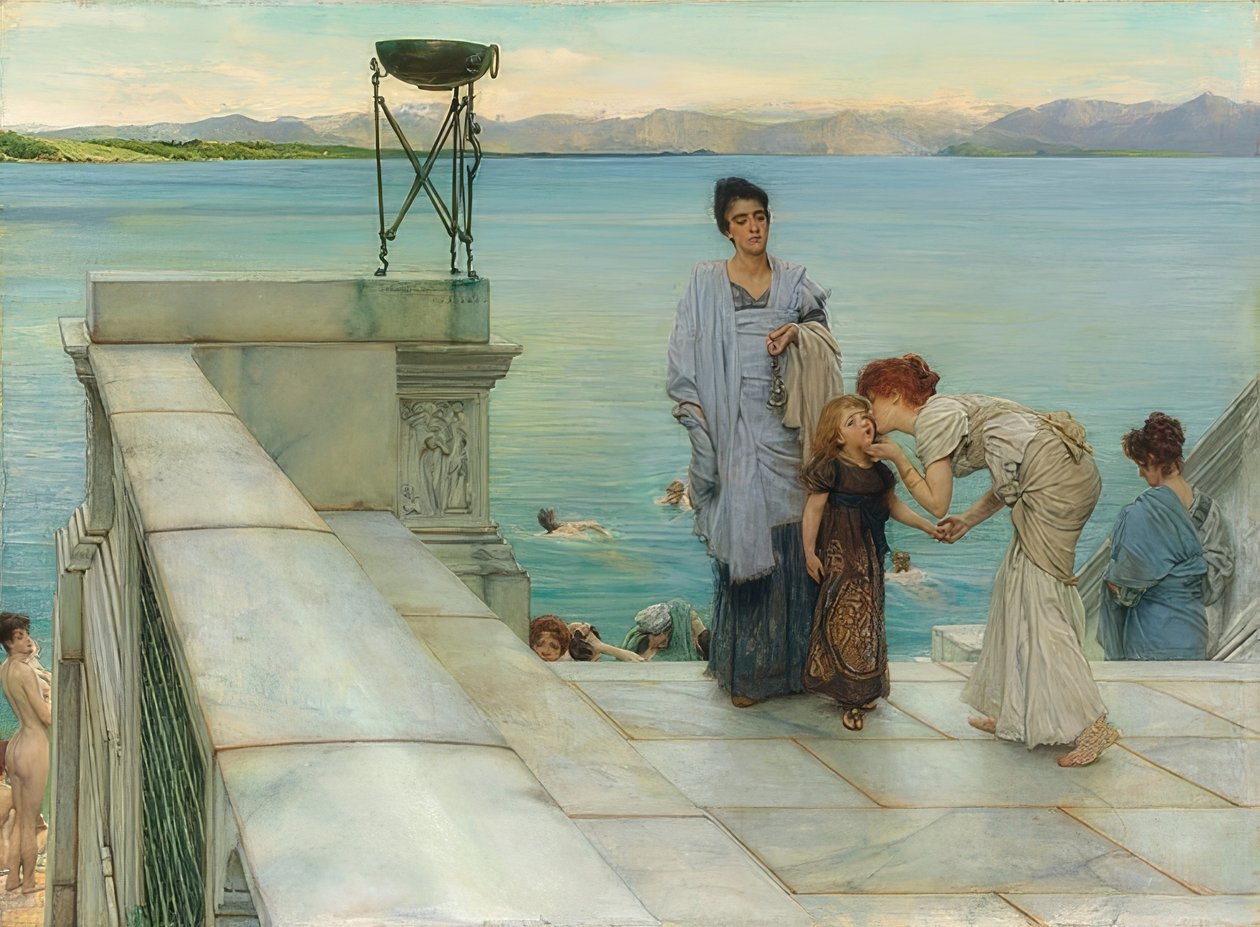 Kyssen. 1891 av Lawrence Alma-Tadema