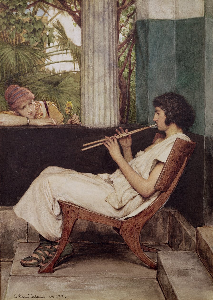 Musik har charm av Lawrence Alma Tadema