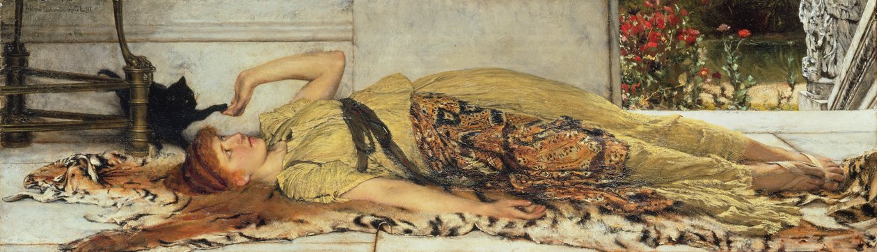 Play Garden, 1875 av Lawrence Alma Tadema