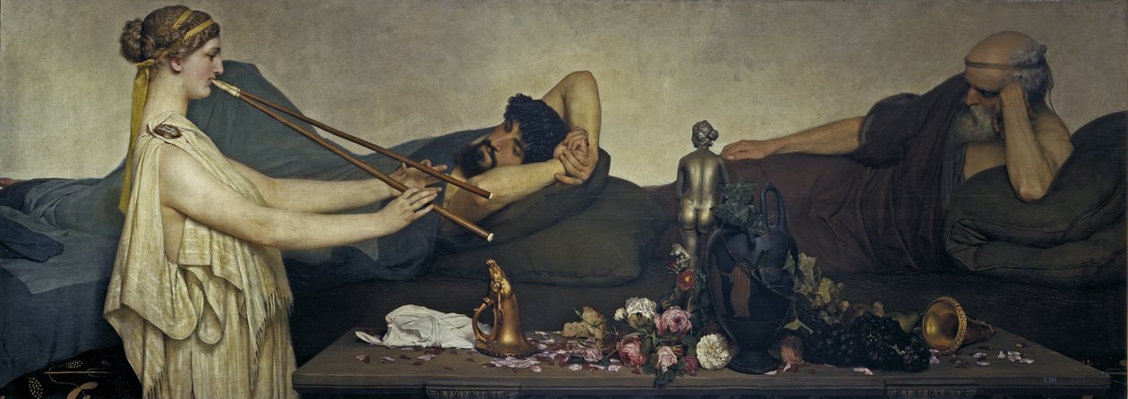 Pompeiansk scen eller Siestan av Lawrence Alma Tadema