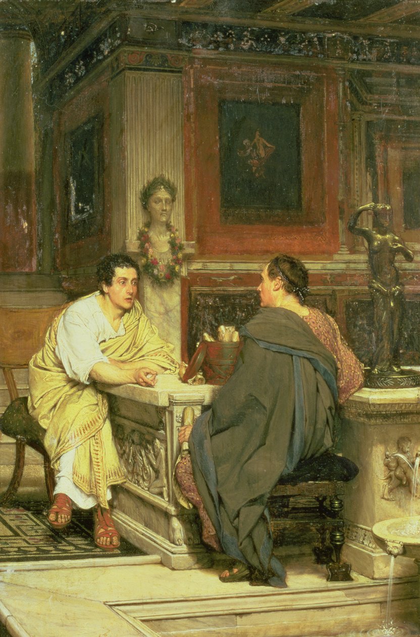 Diskursen; En chatt av Lawrence Alma Tadema