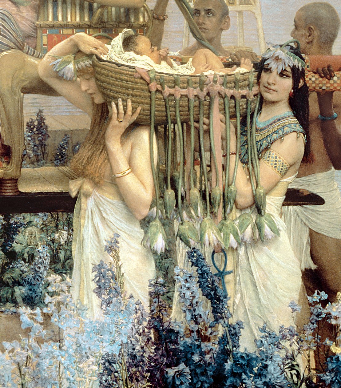 Fyndet av Moses av Faraos dotter av Lawrence Alma Tadema
