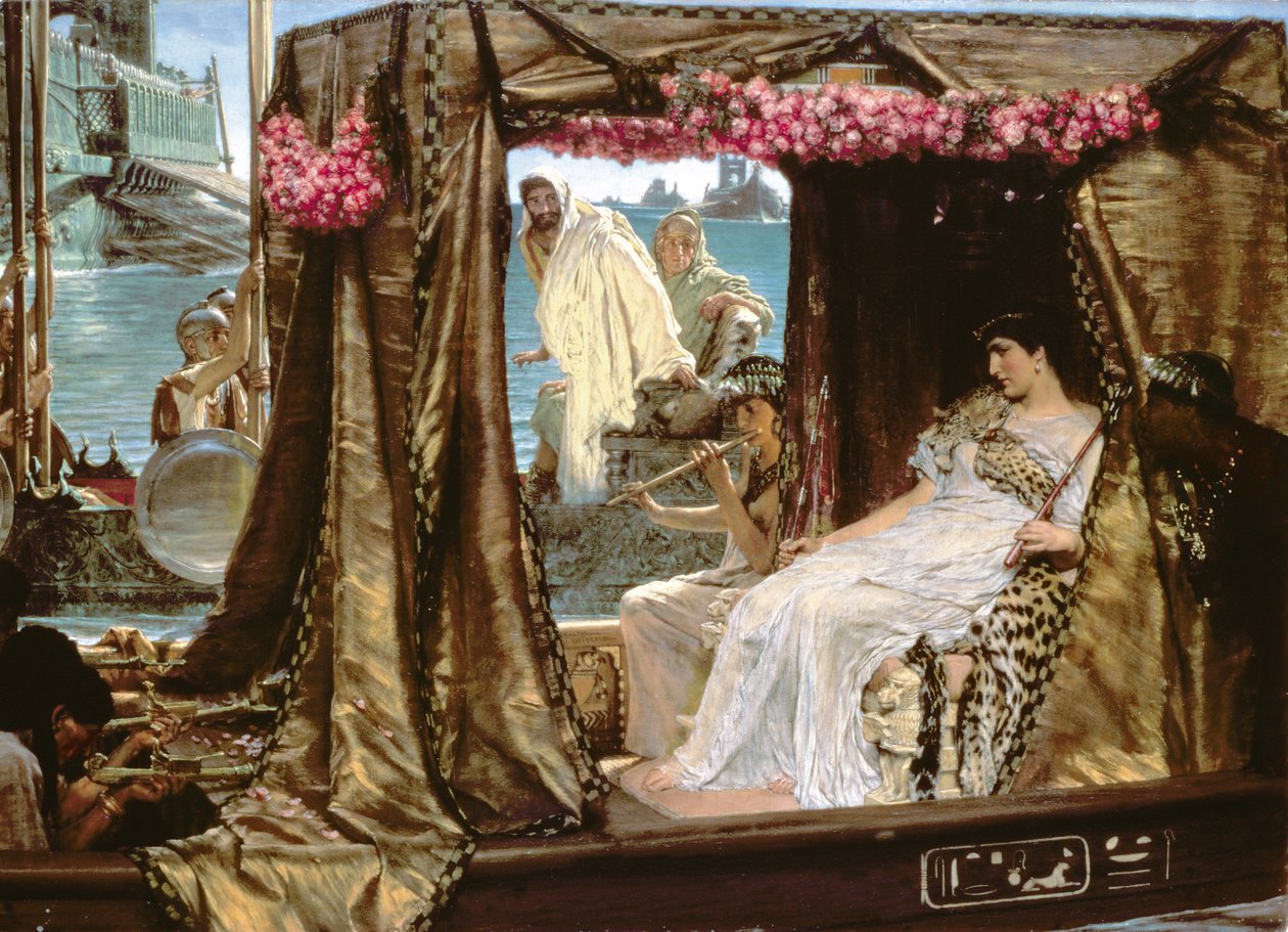 Mötet mellan Anthony och Cleopatra av Lawrence Alma Tadema