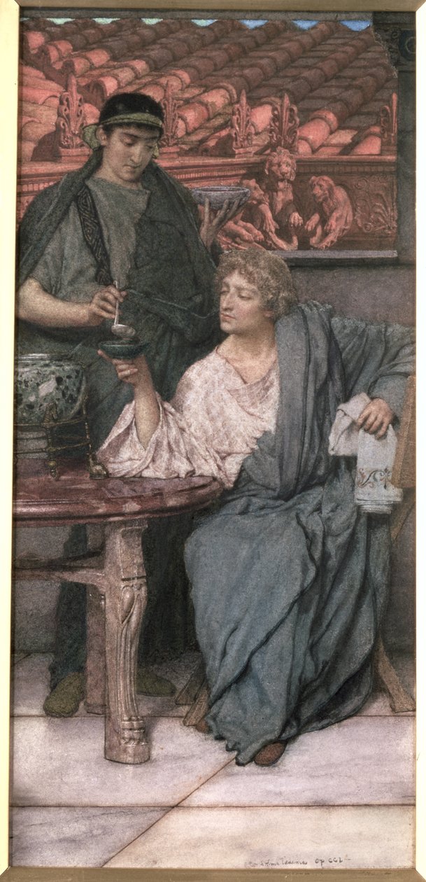 De romerska vinprovarna av Lawrence Alma Tadema