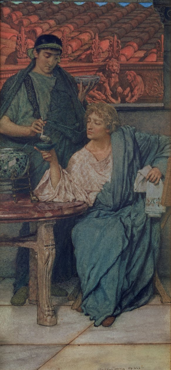 De romerska vinprovarna av Lawrence Alma Tadema