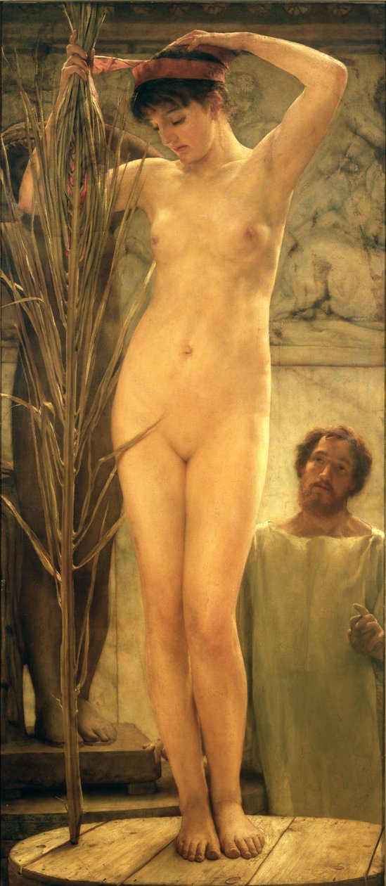 Skulptörens modell, 1877 av Lawrence Alma Tadema