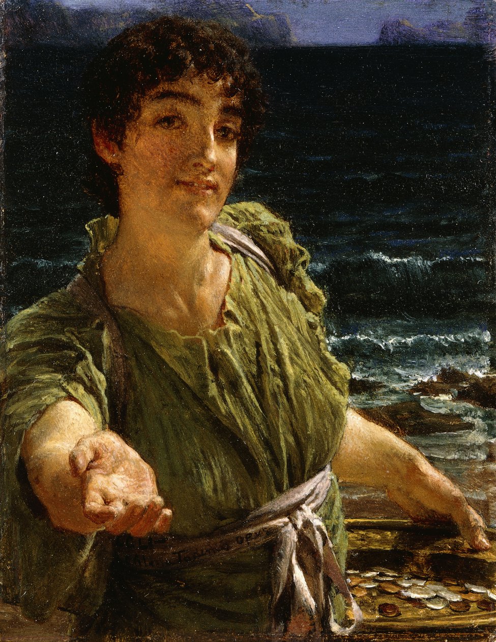 En välgörenhet, 1883 av Lawrence Alma Tadema