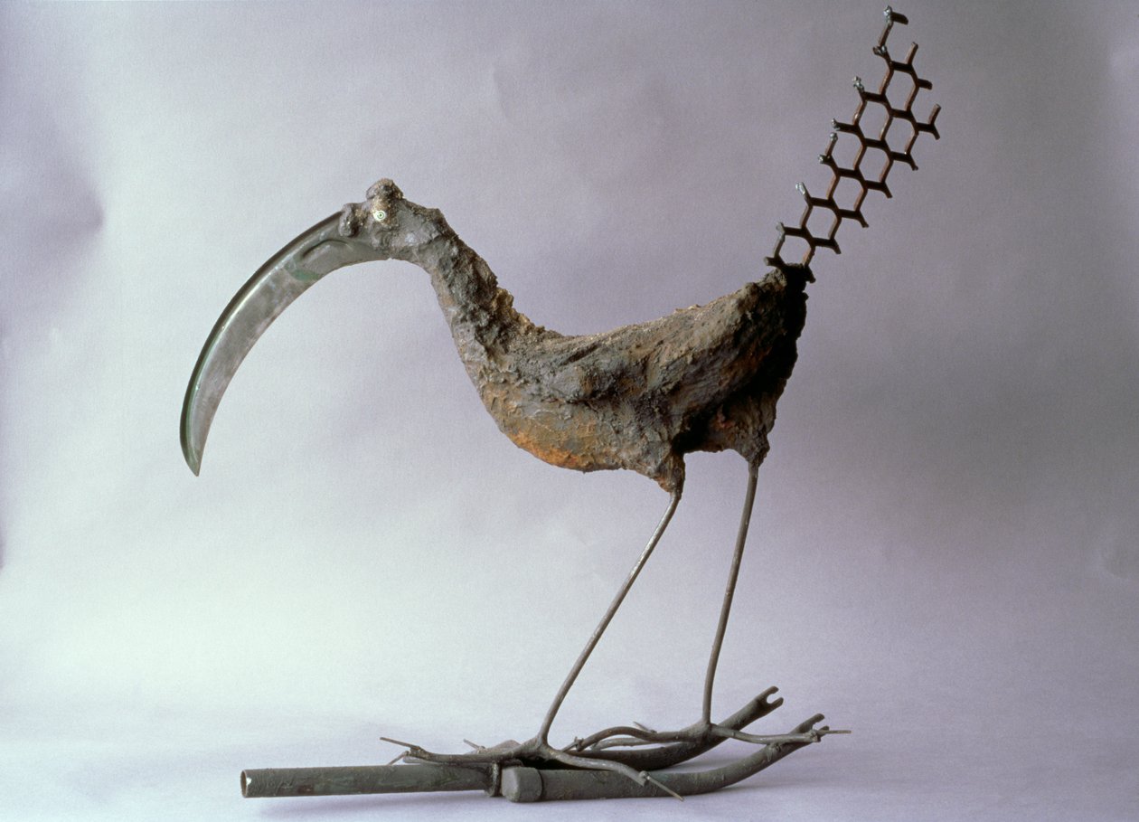 The Curlew, 1996 (metall och polyester) av Lawrie Simonson