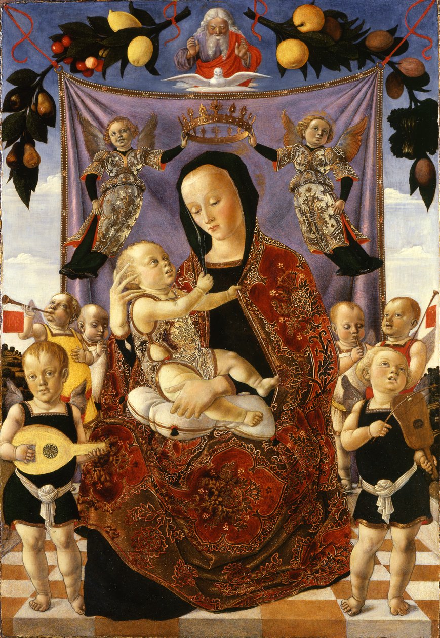 Madonna of Humility av Lazzaro Bastiani