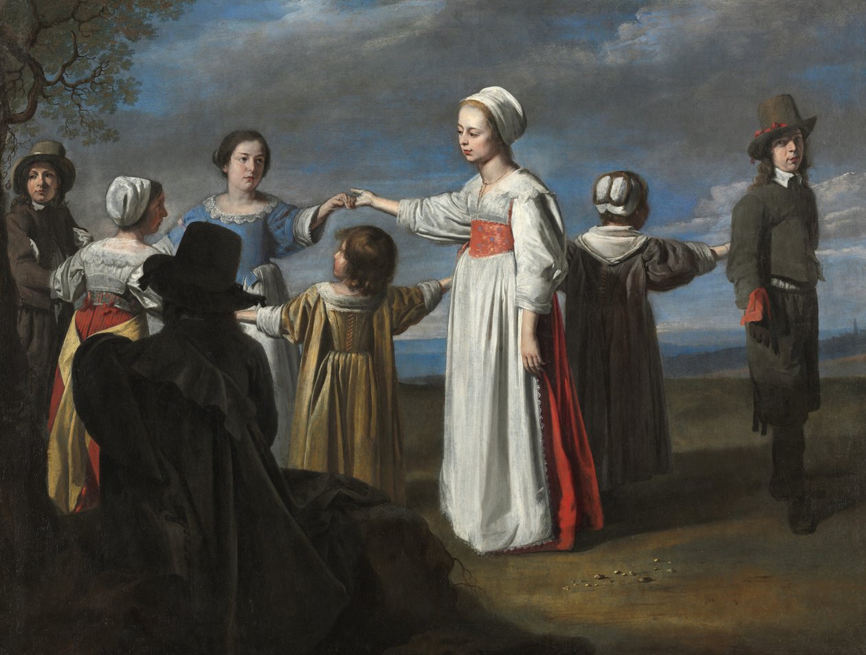 Barn som dansar, ca 1650 av Le Nain Brothers