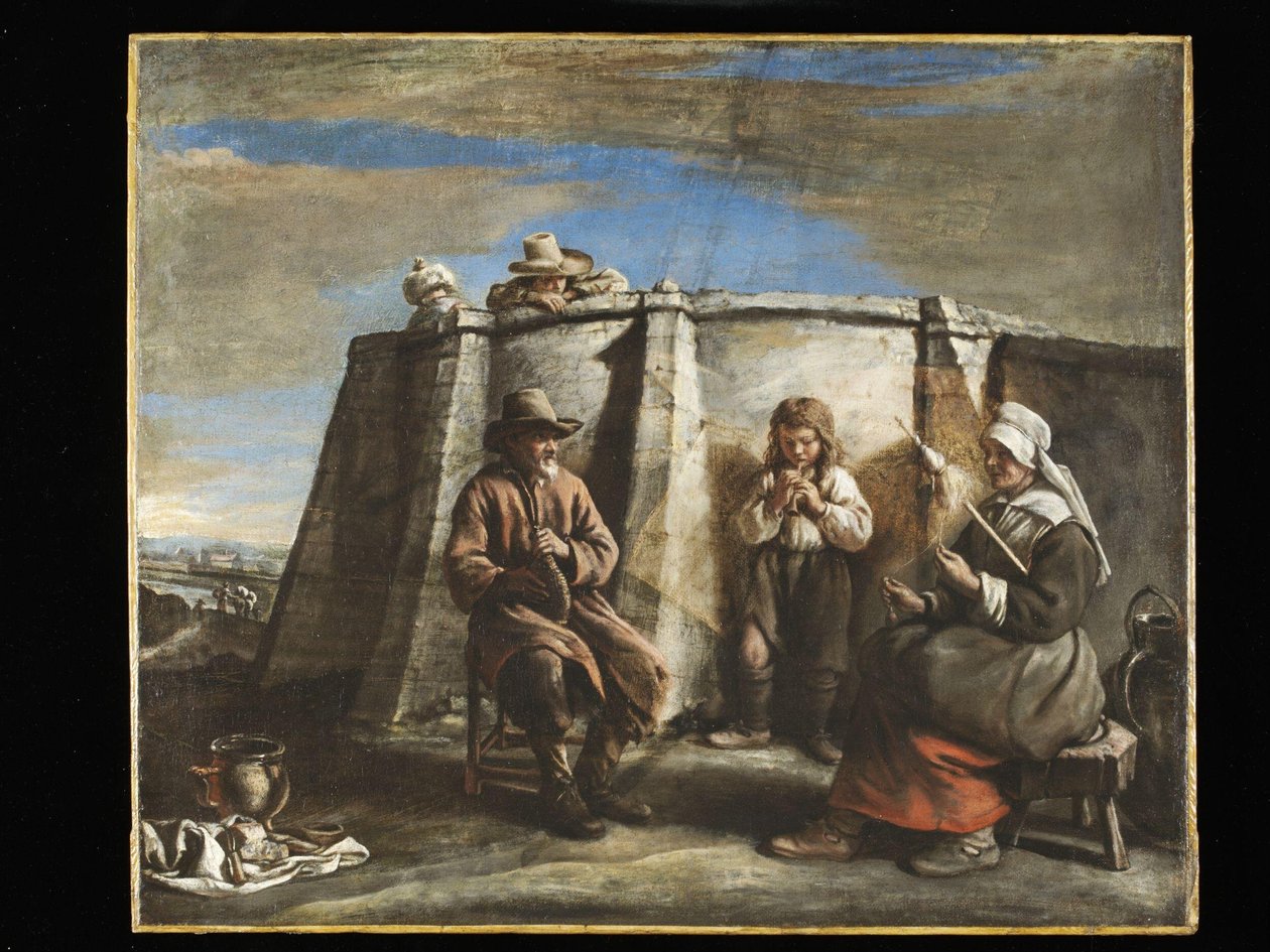 Le Nain - Flageolettspelaren, 1640-talet av Le Nain Brothers