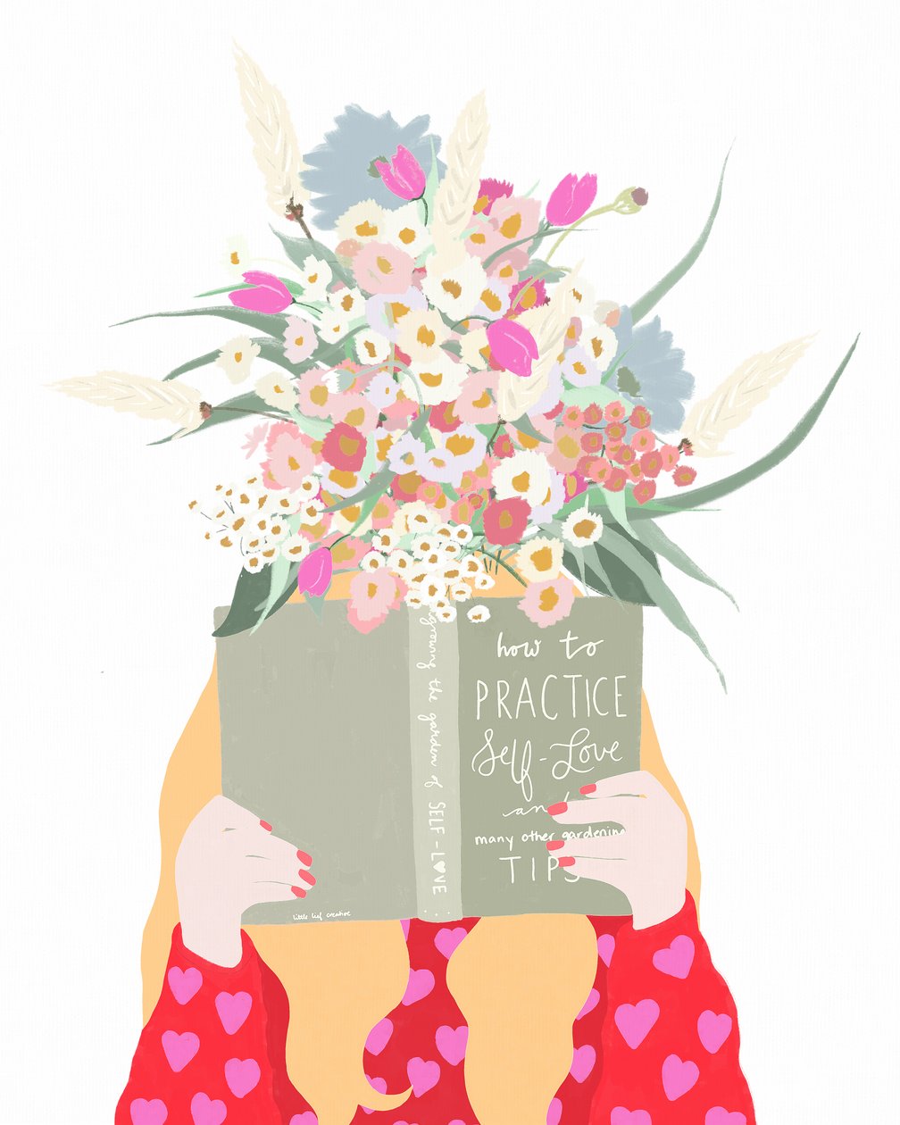 Self Care, ca 2019 (blandteknik) av Leah Straatsma
