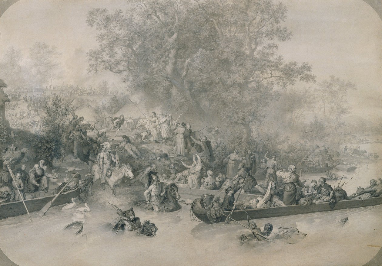 Grundandet av Wien av Leander Russ
