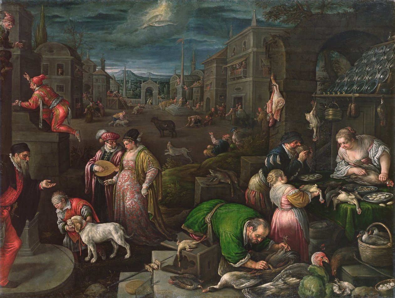 februari 1595-1600, av Leandro da Ponte Bassano