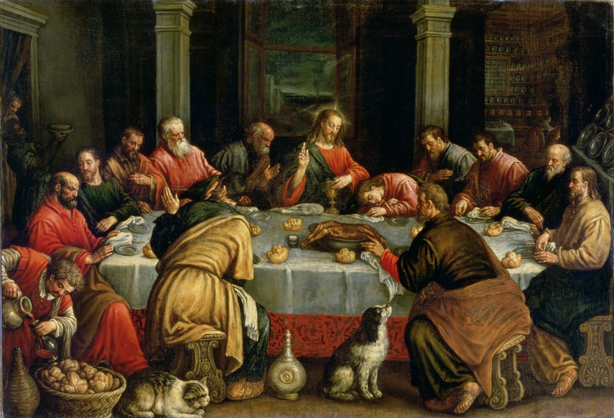 Sista måltiden av Leandro da Ponte Bassano