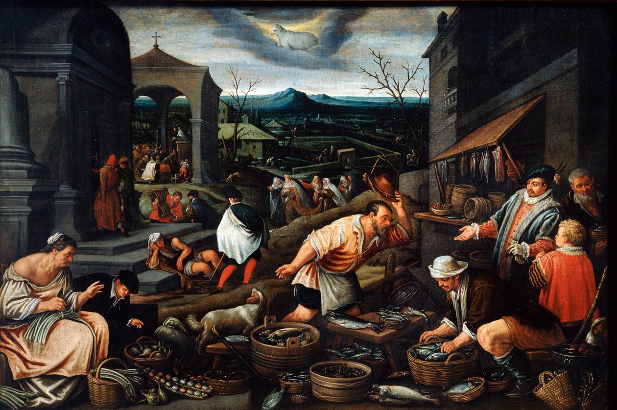 april, 1600-talet av Leandro Bassano