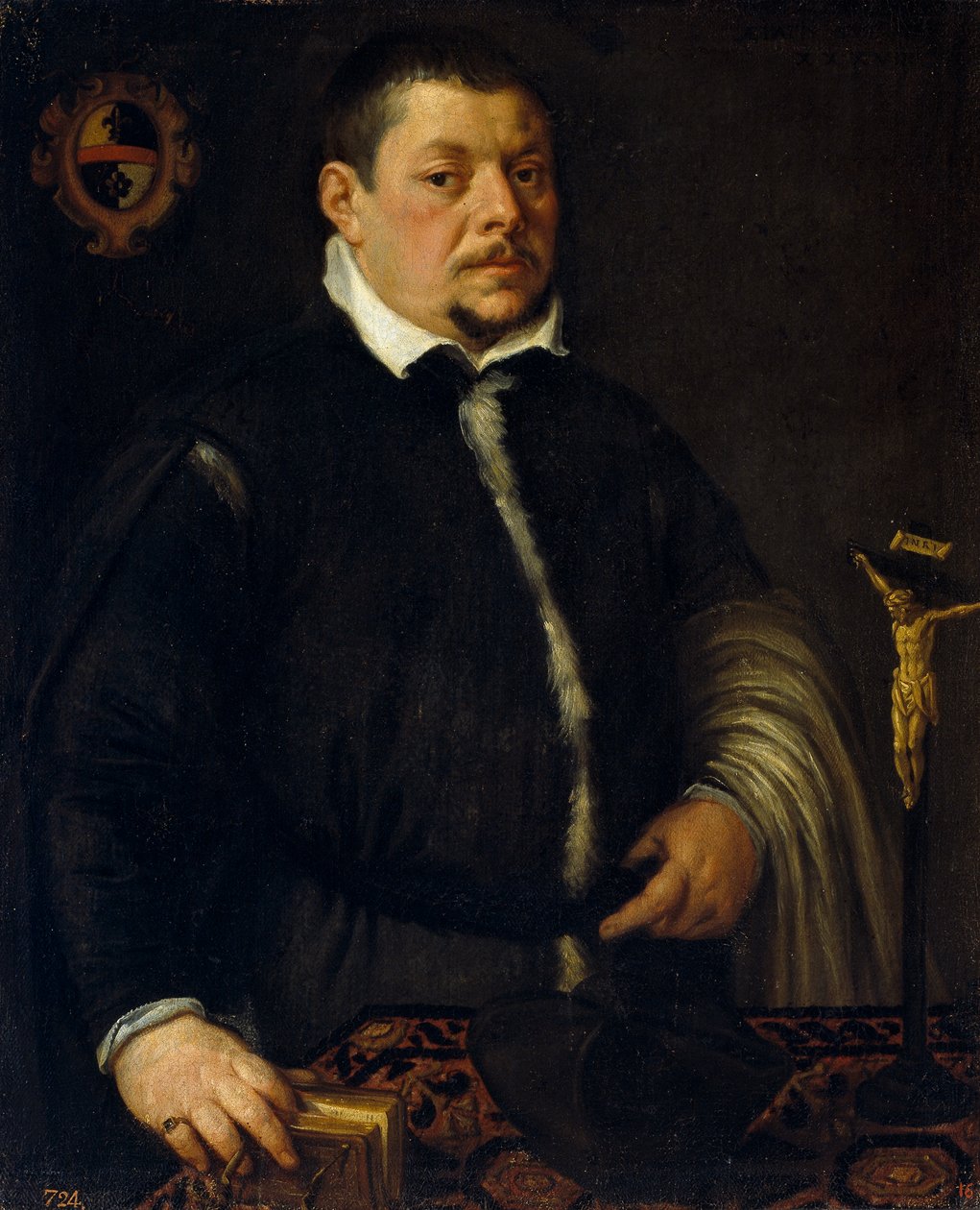 Domare med krucifix av Leandro Bassano