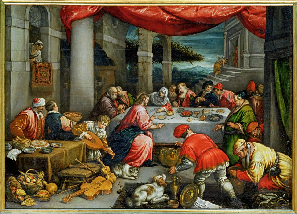 Les Noces de Cana - Bröllopet på Cana ... av Leandro da Ponte Bassano