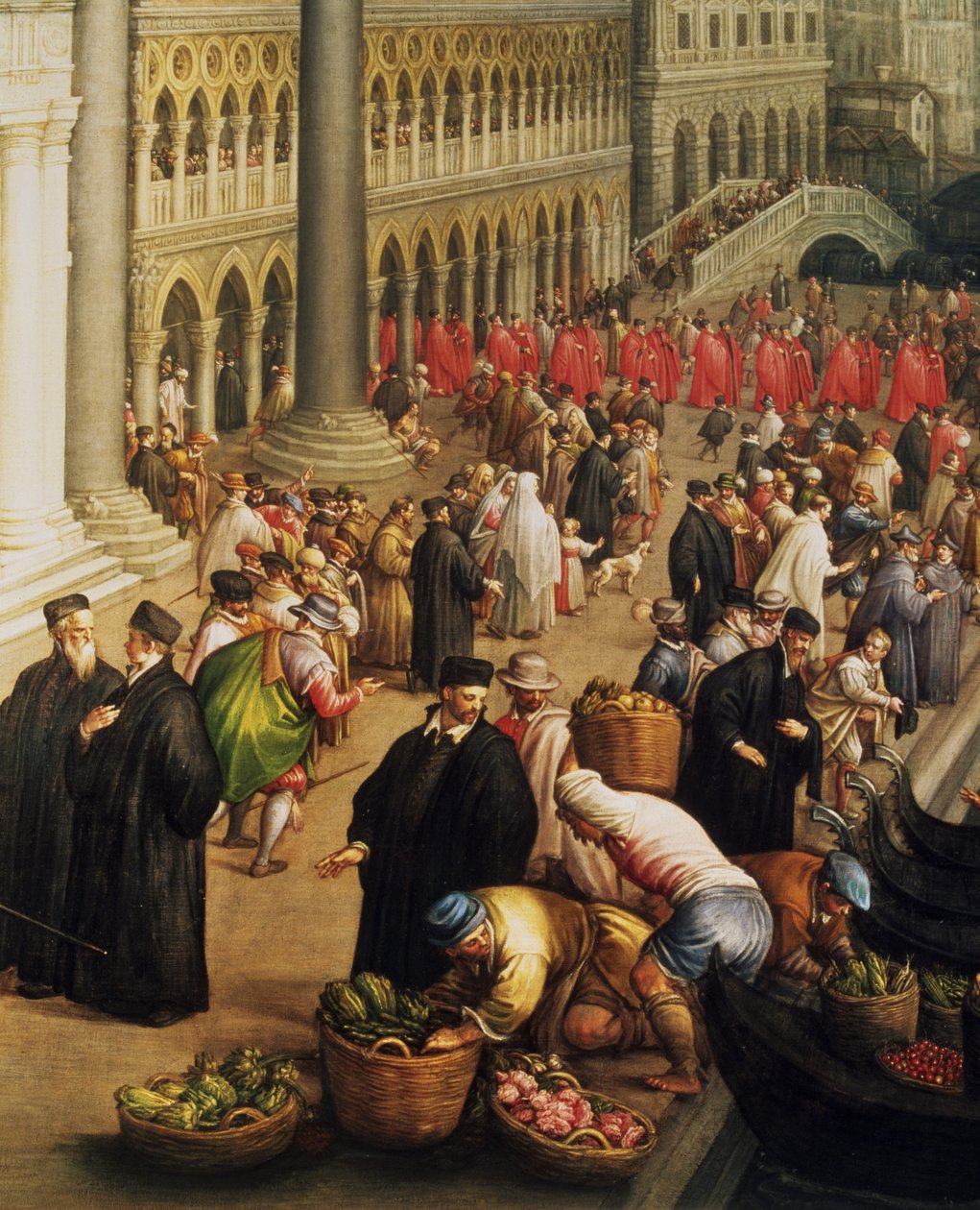 Riva degli Schiavoni, Venedig av Leandro da Ponte Bassano