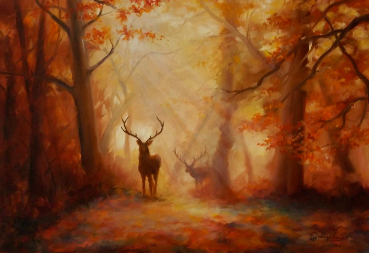 Majesty, 2011 (olja på dukskiva) av Lee Campbell