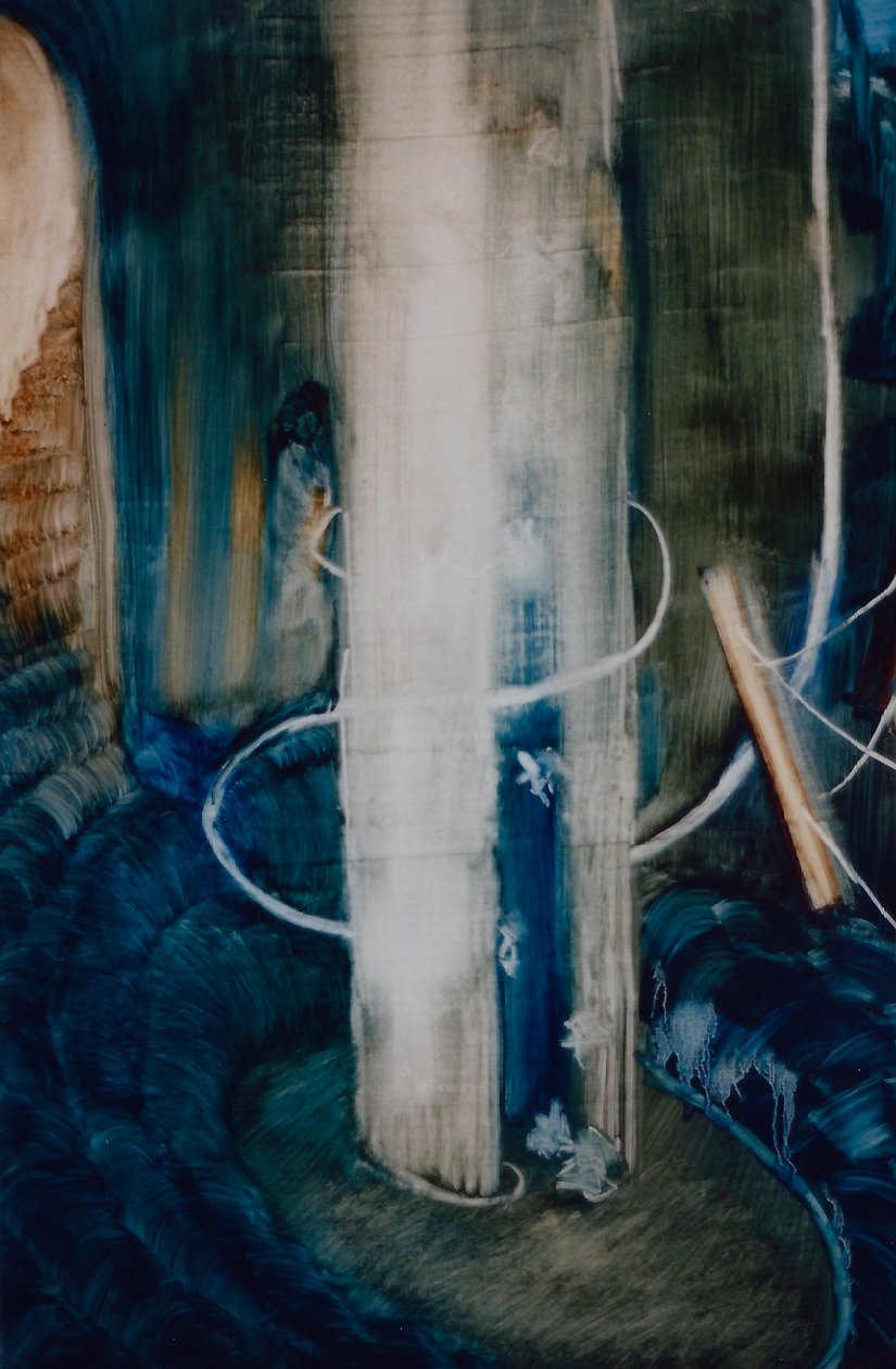Möjligheter, 1997 (olja på papper) av Lee Campbell