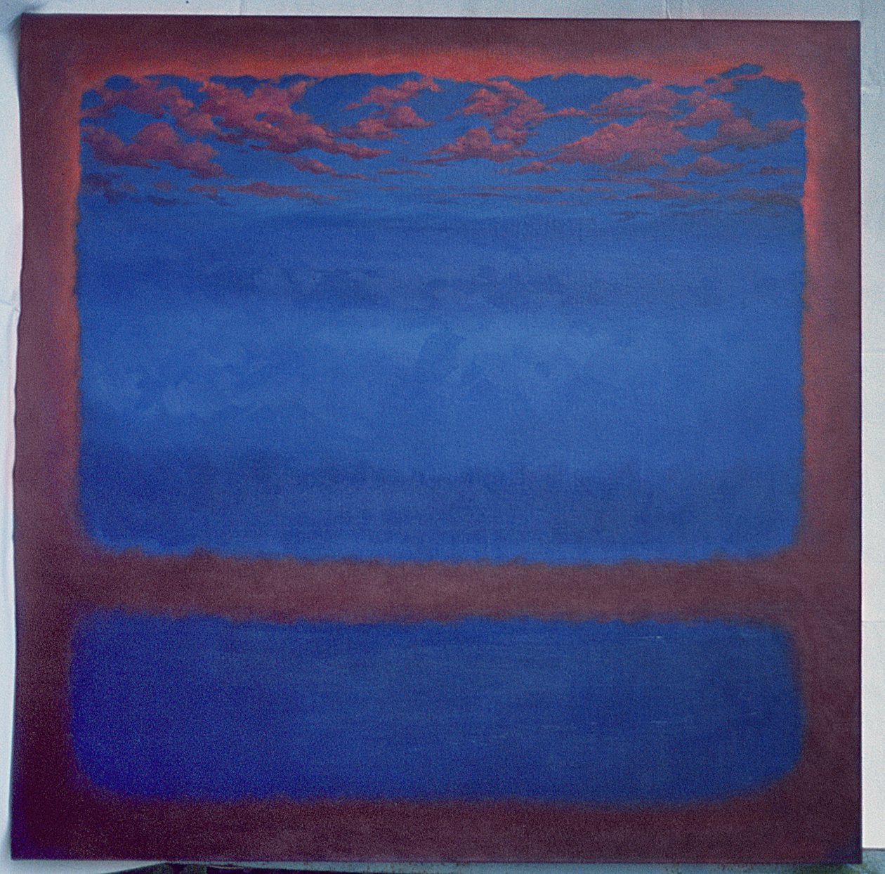 Ultramarin, 2001 Abstrakt blått av Lee Campbell