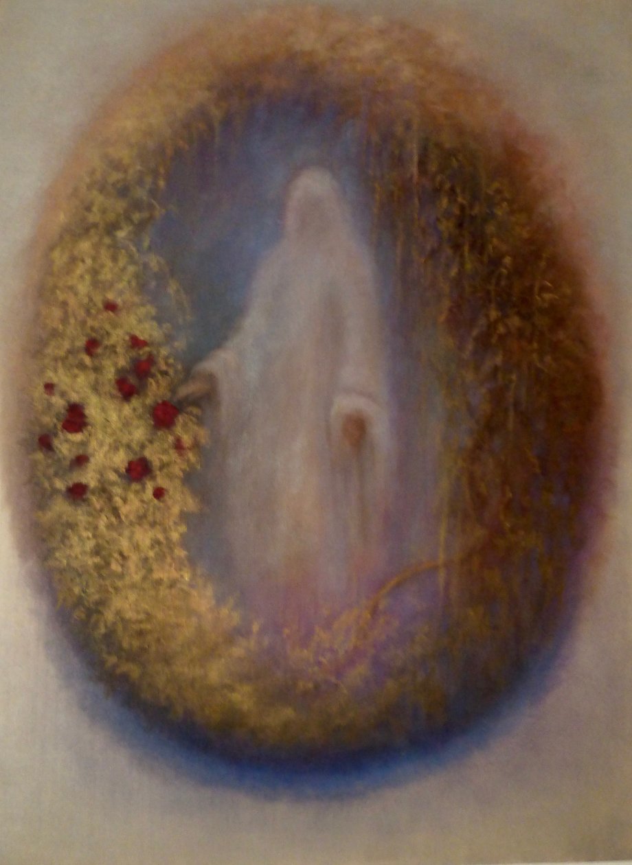 Benediction, 2024 (olja på duk) av Lee Campbell