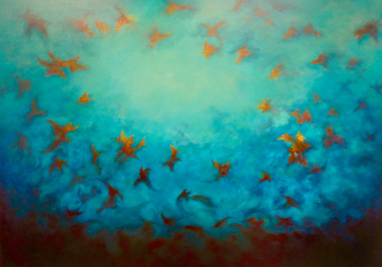 Enchanted, 2024 (olja på duk) av Lee Campbell