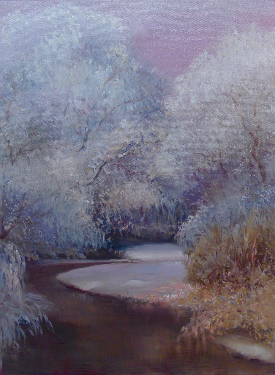Frosting, 2019 (olja på duk) av Lee Campbell