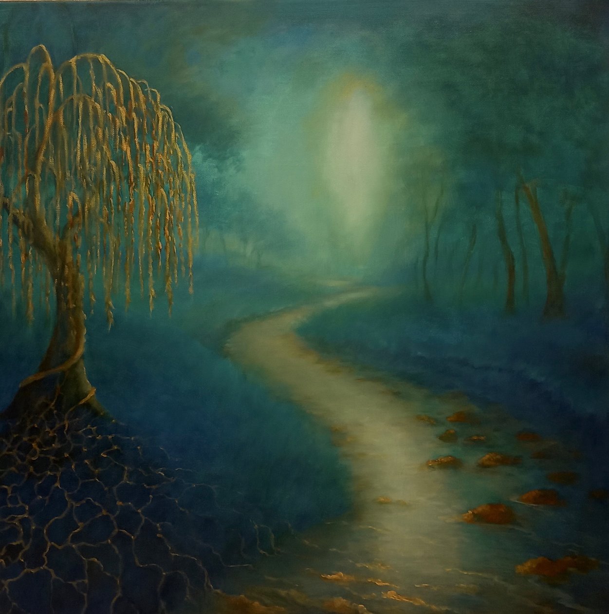 Prophecy, 2024 (olja på duk) av Lee Campbell