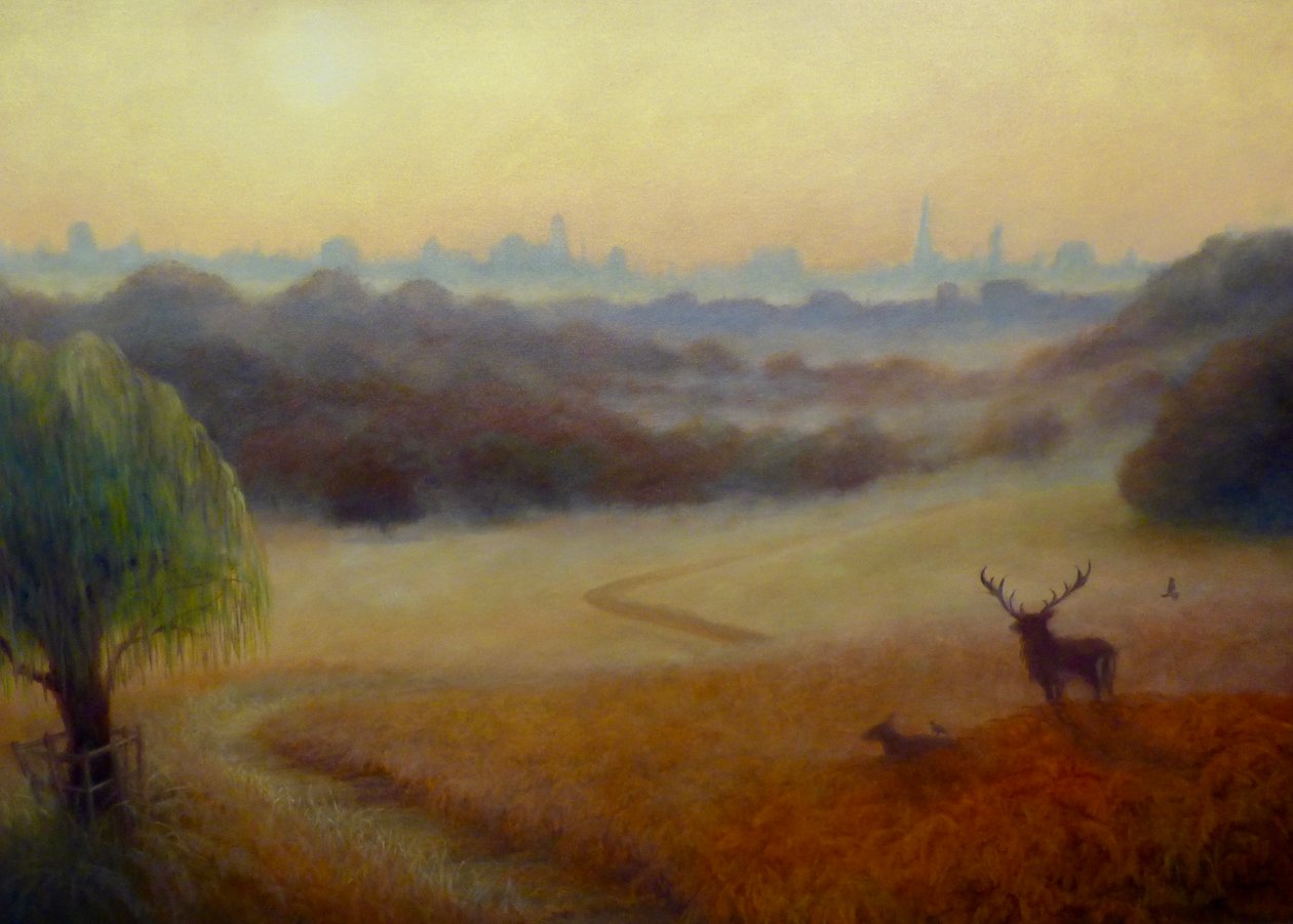 Richmond Park höstmorgon, 2020 av Lee Campbell